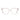 Clear eyeglasses on a white background