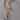 GOLD TOGGLE GEORGE II LABRADORITE CHARM NECKLACE - Time Out Clothing