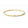 Classic Oval All Gold Bracelet By Erin Gray - Time Out Clothing