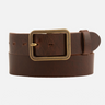 Hedy Vintage Gold Buckle Leather Belt by Amsterdam Heritage - Time Out Clothing