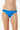 Blue bikini bottom on a white background
