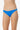 Blue bikini bottom on a white background