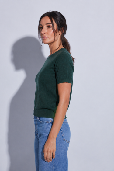 Whistler Tee in Blue Cedar by Colorush