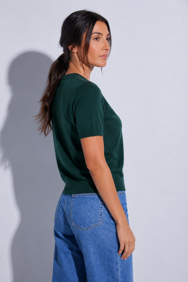 Whistler Tee in Blue Cedar by Colorush