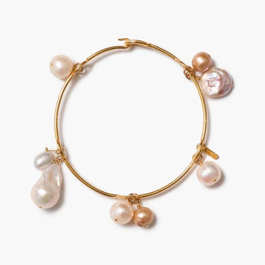 Crown Pearl Bangle