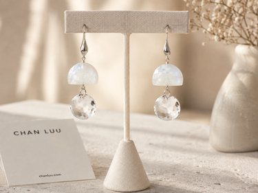 Moonstone Double Drop Earrings