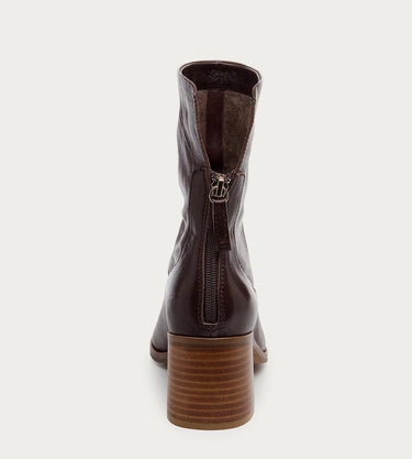 Island Cacao Leather Boots by Kelsi Dagger