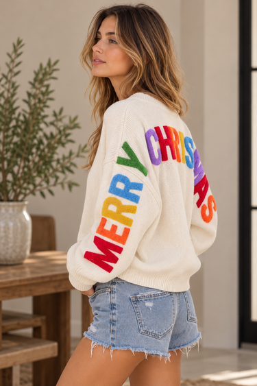 Merry Christmas Colorful Sweater