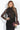 Black Mesh Long Sleeve Turtleneck by Veronica M