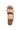 Light pink sandal with a brown sole on a white background