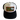 A black and white trucker hat with a rectangular embroidered patch on the front. The patch has a dark green background, yellow text reading 'LET THE GOOD TIMES ROLL', and two white dice with black dots.