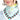 Person wearing a colorful scarf with recipe design