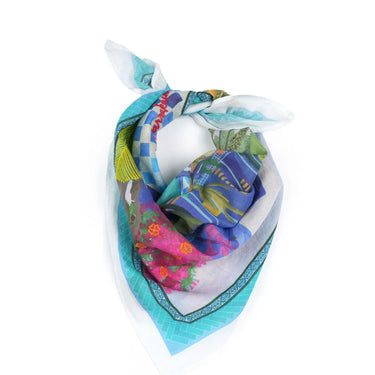 Colorful bandana on a white background