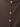 Close-up of a dark brown ribbed knit top with a short button placket and white buttons.
