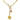 BRUSHED GOLD RICO BAR RONDO TOGGLE NECKLACE-FP - Time Out Clothing