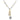 TWO TONE THIN RICO PAPERCLIP CHARM NECKLACE - Time Out Clothing