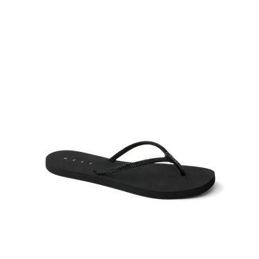 Black sandal on a white background