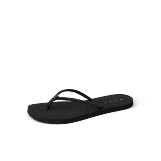 Black sandal on a white background