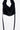Black fuzzy faux-fur shoulder bag with a long strap, shown against a plain white background.