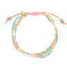 A semi-precious stone bracelet