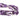 Purple amethyst gemstone beads with silver faceted spacer beads, arranged in multiple strands on a white background.