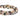 Set of multicolored beaded bracelets on a white background