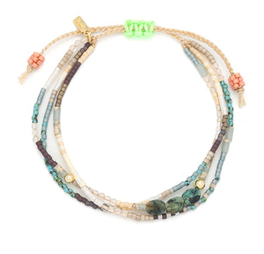 a semi precious stone bracelet