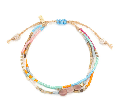 A semi precious stone bracelet