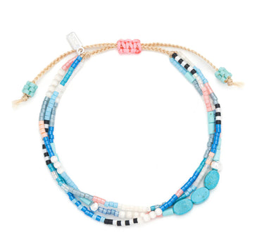 A semi precious stone bracelet