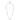 Colorful beaded necklace on a white background