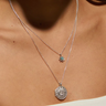 Mother Moon Silver Locket Necklace - Time Out Clothing