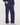 Heathered Navy Long Straight Leg Sweatpants - Time Out Clothing