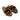A pair of fuzzy leopard-print slippers with black velvet bow accents, displayed on a clean white background.