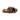 Leopard print slipper with a black strap on a white background