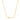 a horizontal gold cross neckalce