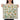 Person holding a bandana with floral and fruit pattern