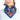 Person wearing a colorful scarf with a 'Club' design on a white background