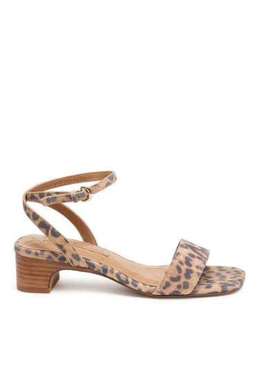 August Leopard Ankle Strap Sandal by Kelsi Dagger - Time Out Clothing