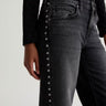 Adria Studded Jean – Immensity | Black Low-Rise Wide-Leg Denim - Time Out Clothing