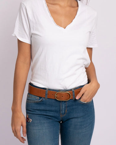 Fien Classic Leather Belt - Time Out Clothing