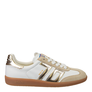 Cloud Sneaker in Beige & Gold - Time Out Clothing