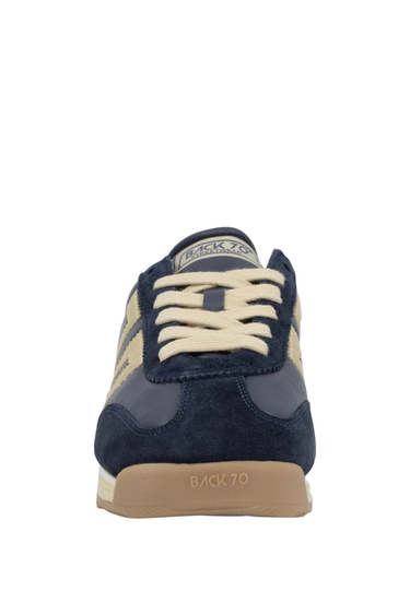 Jogger N  Navy & Gold Sneakers by Back 70 - Time Out Clothing