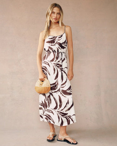 Shirred Cami Maxi Dress - Time Out Clothing