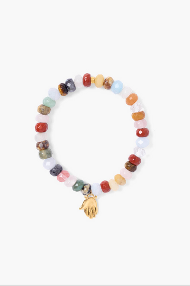 Semi-Precious Stone Charm Bracelets - Time Out Clothing