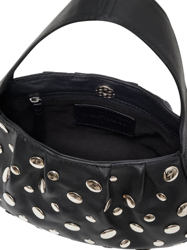 Charm Leather Bag Black - Time Out Clothing