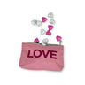 Hi LOVE Pink LOVE Cosmetic Zipper Pouch - Time Out Clothing