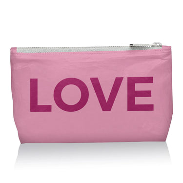 Hi LOVE Pink LOVE Cosmetic Zipper Pouch - Time Out Clothing