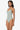 Mitered One-Piece Fatigue Stripe Swimsuit by Helen Jon - Time Out Clothing