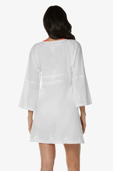 Nola Embroidered Tunic Coverup - Time Out Clothing