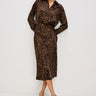 Jazlyn Leopard Print Dress - Time Out Clothing